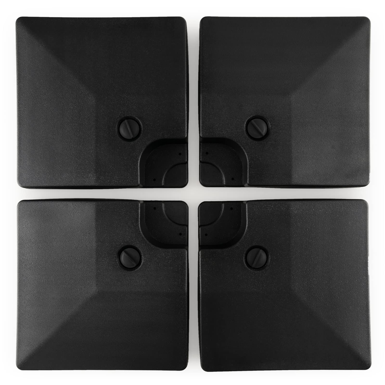 Tangkula 4-Piece 20L Cantilever Offset Patio Umbrella Base